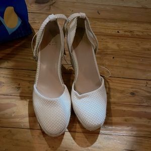 A new day white heels